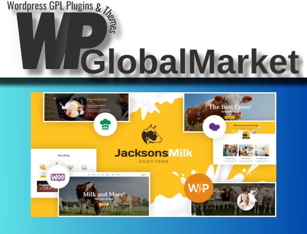 Dairy Farm – Eco Products WordPress Theme