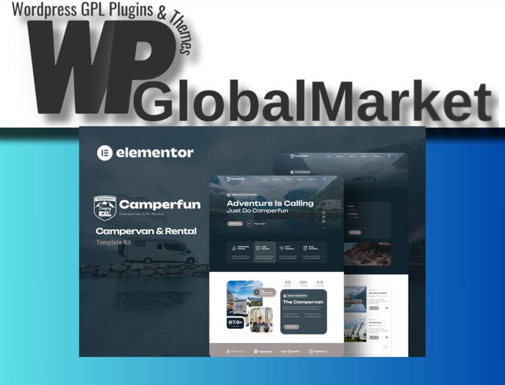 Camperfun – Campervan and Rental Elementor Template Kit