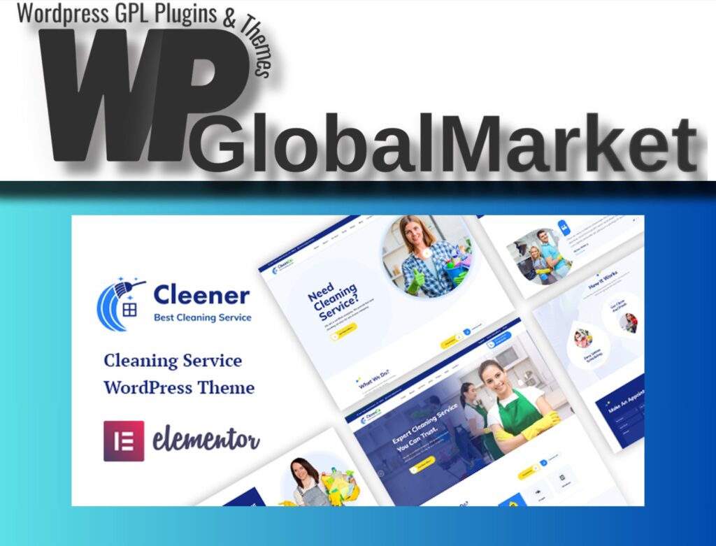 Cleener – Cleaning Services WordPress Theme