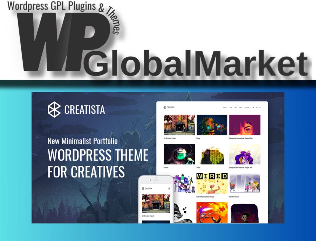 Creatista – Creative Portfolio WordPress Theme