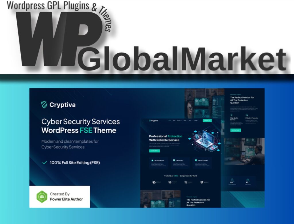 Cryptiva – Cyber Security Services WordPress Theme