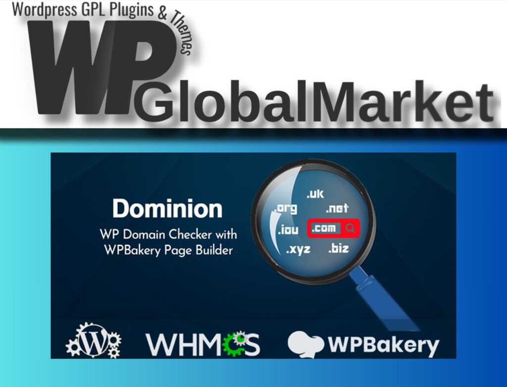 Dominion – WP Domain Checker with WPBakery Page Builder