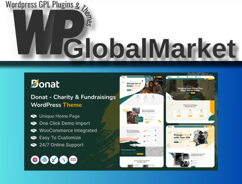 Donat – Charity and Fundraising WordPress Theme