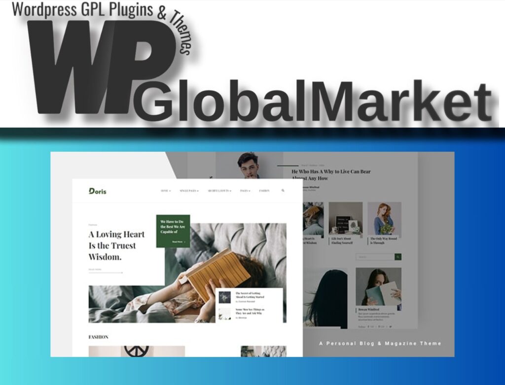 Doris – Creative WordPress Blog and Magazine Theme