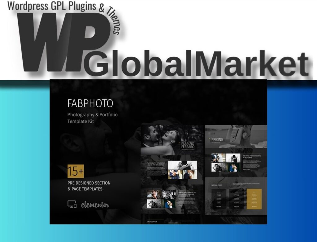 FabPhoto – Photography and Portfolio Template Kit