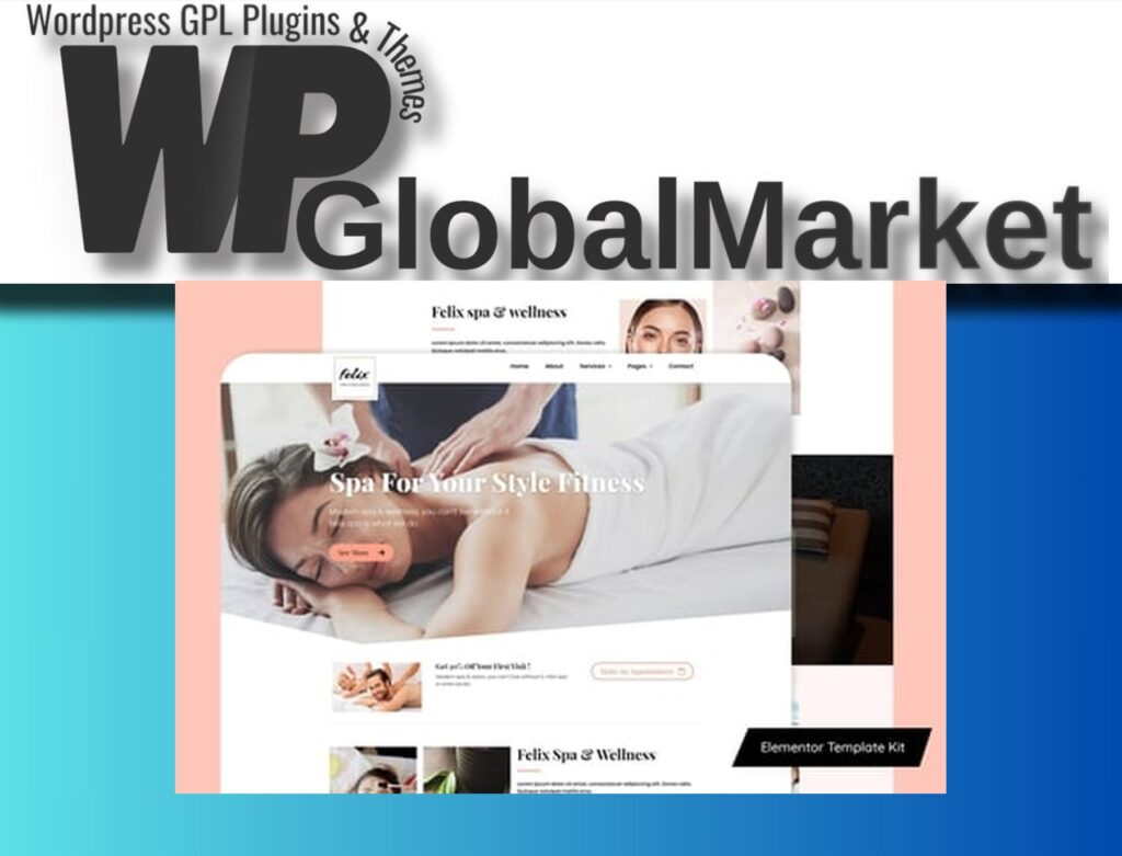Felix – Spa Elementor Template Kit