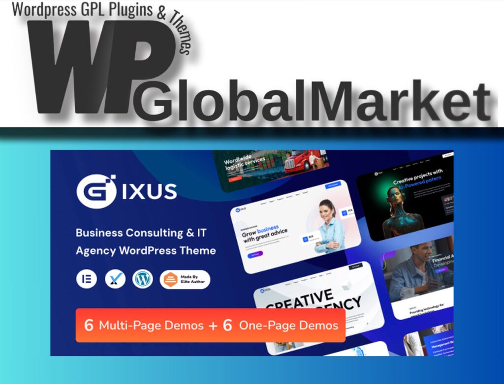 Gixus | Business Consulting and IT Agency WordPress
