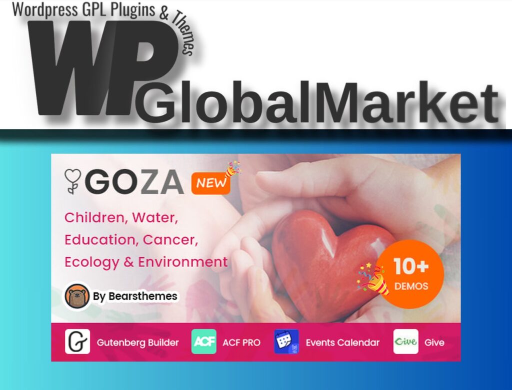 Goza – Nonprofit Charity WordPress Theme
