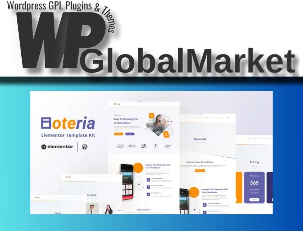 Hoteria – Hotel Service Elementor Template Kit