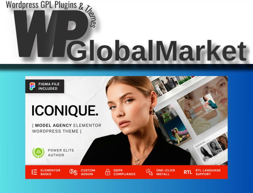 Iconique – Fashion Model Agency WordPress Theme