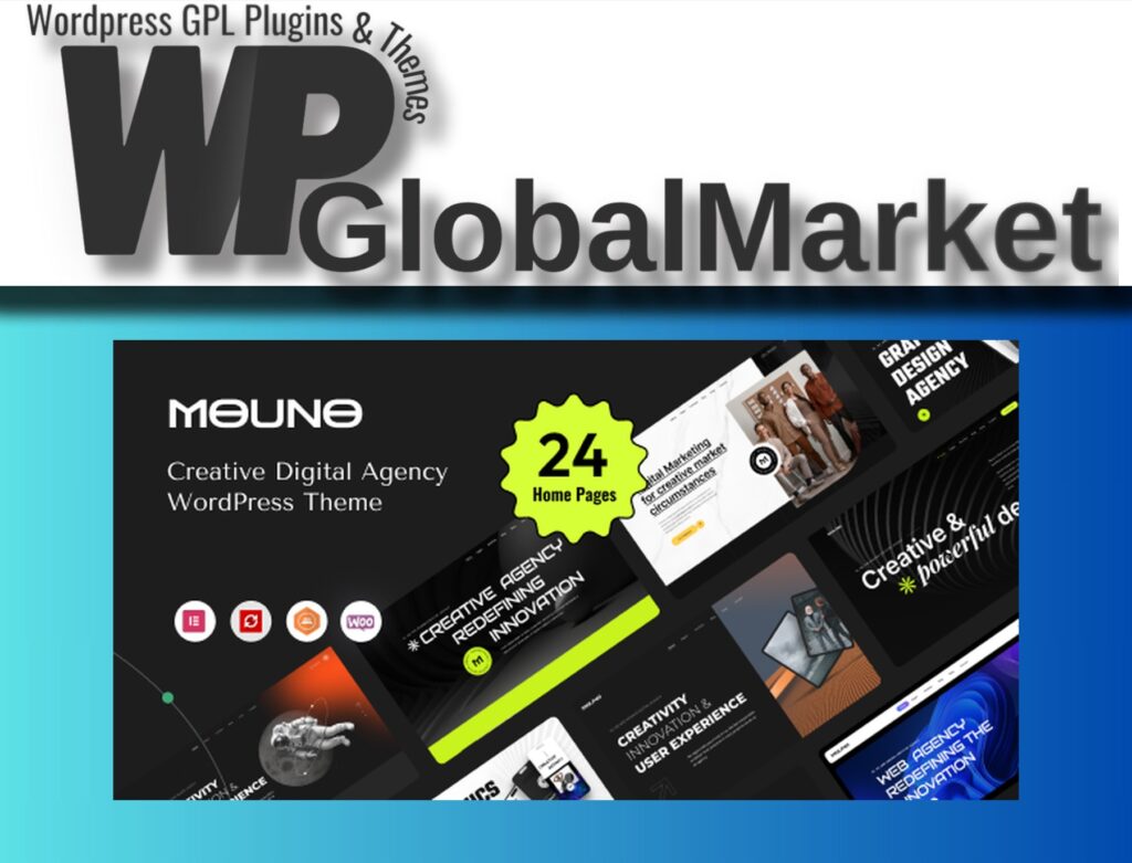 Mouno – Creative Digital Agency WordPress Theme