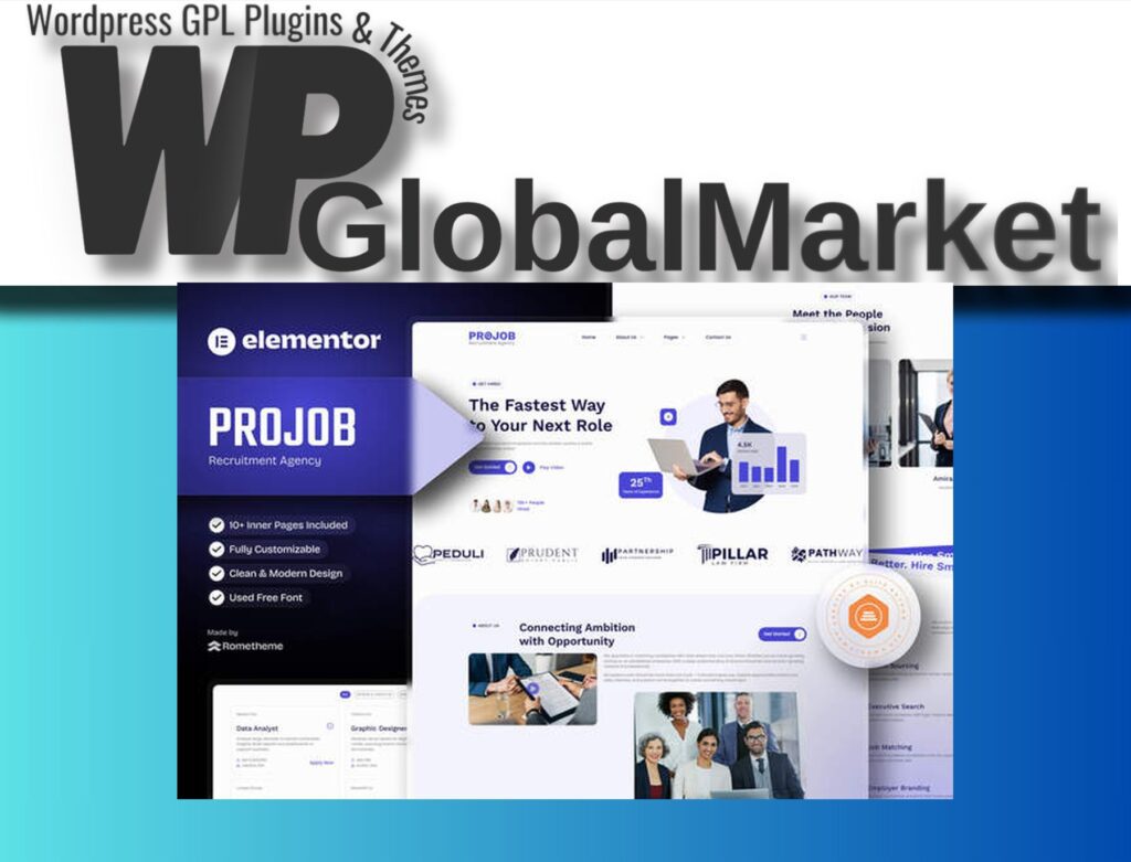 Projob – Recruitment Agency Elementor Template Kit