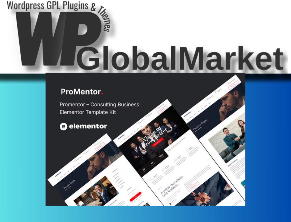 Promentor – Business Consulting Elementor Template Kit