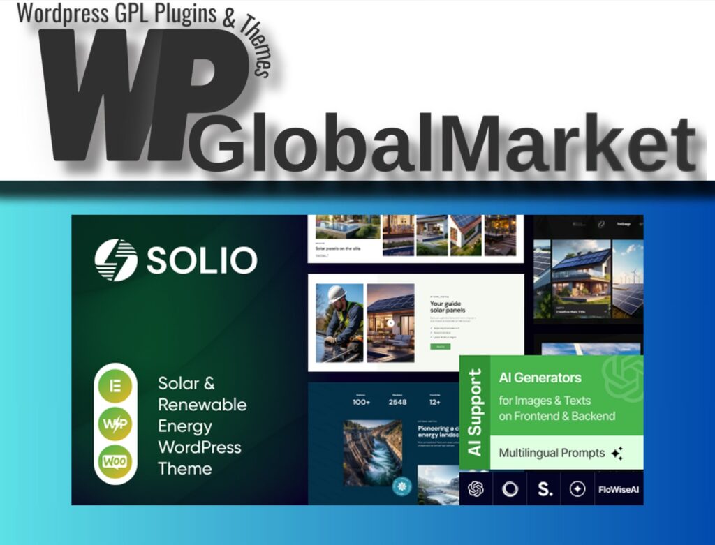 Solio – Green Power and Renewable Energy WordPress Theme