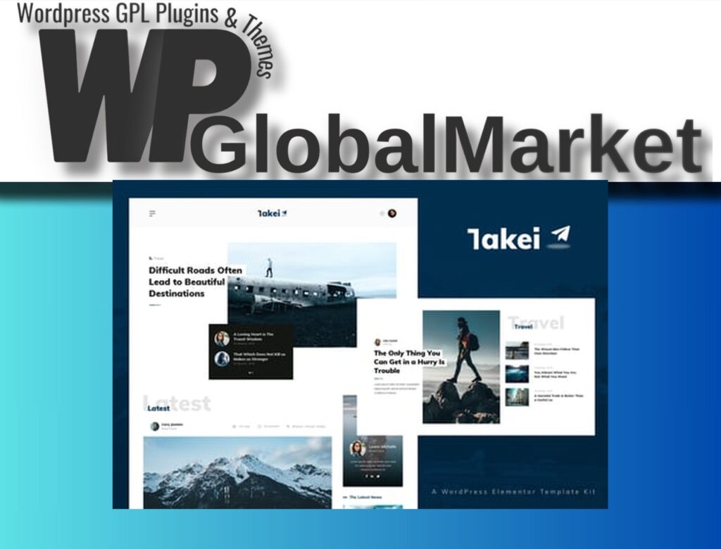 Takei – News and Magazine Template Kit