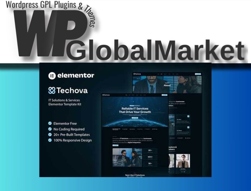 Techova – IT Solutions and Services Elementor Template Kit