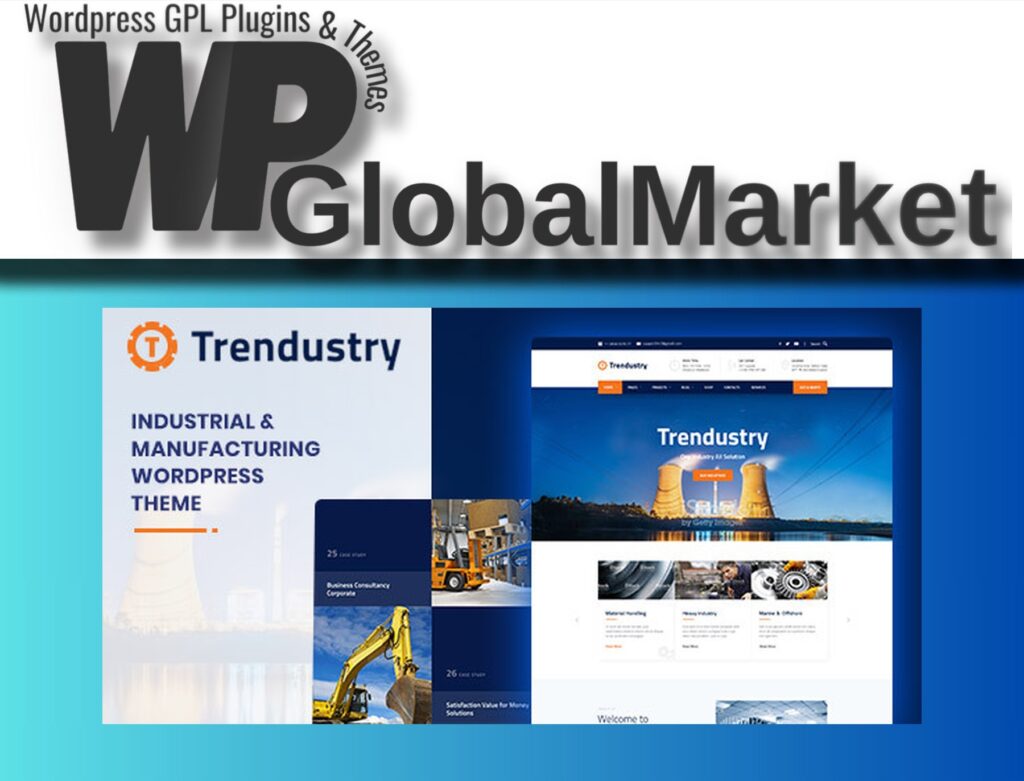 Trendustry – Industrial and Manufacturing WordPress Theme