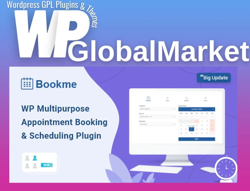 Bookme – wordpress appointment booking scheduling plugin