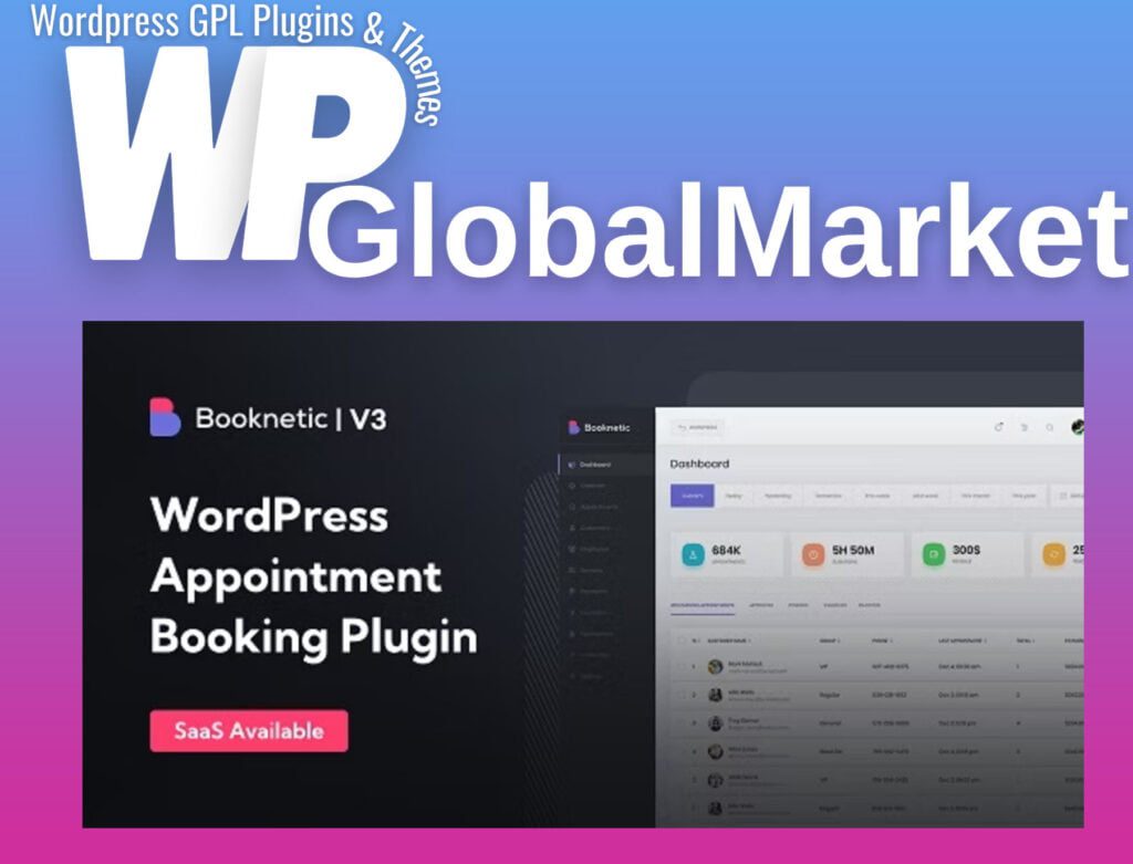 Booknetic – WordPress Appointment Scheduling Plugin