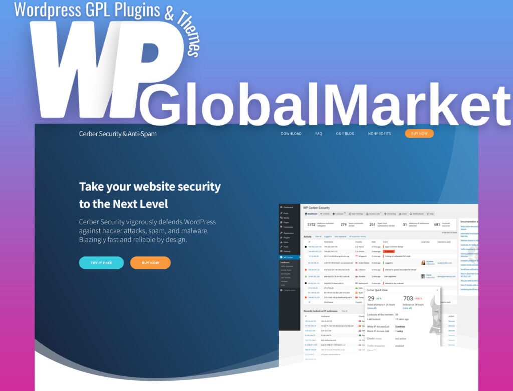 Cerber Security Antispam & Malware Scan Pro