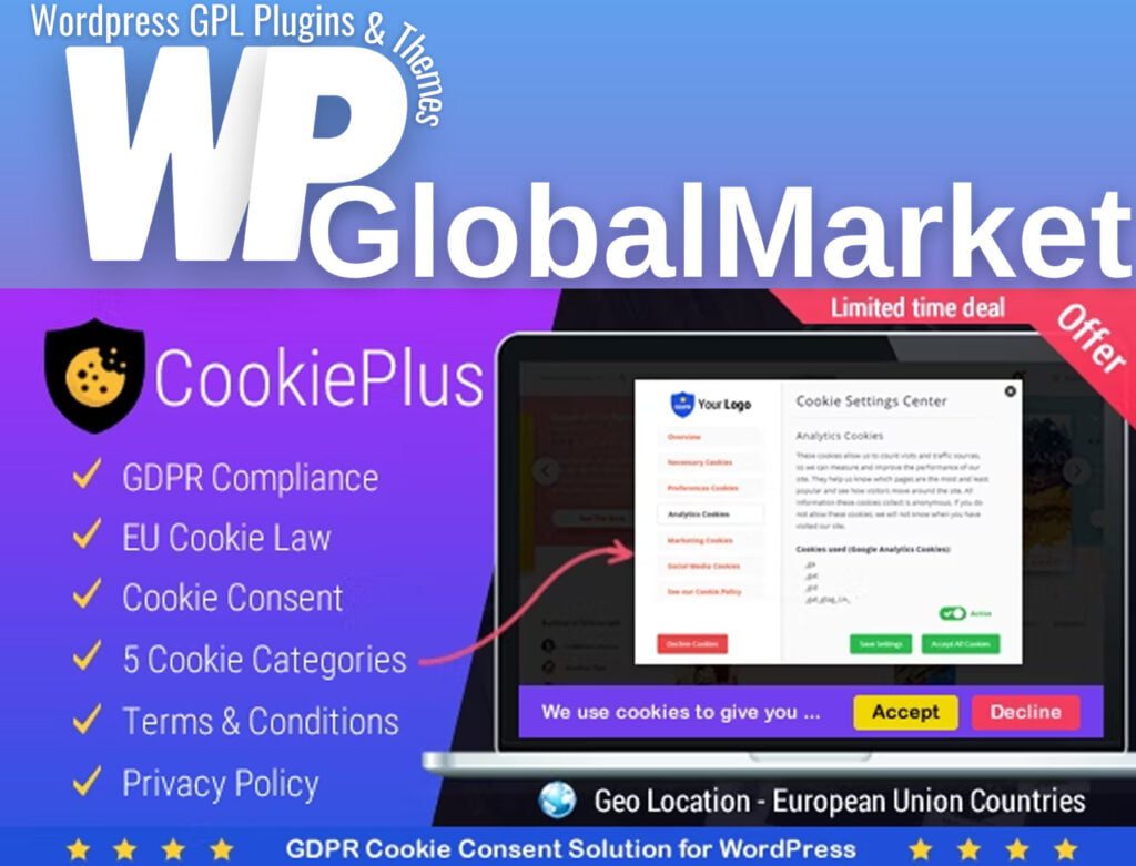 Cookie plus – gdpr cookie consent solution for wordpress