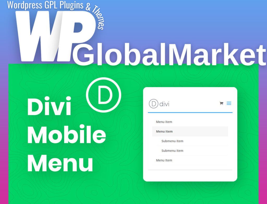 Divi mobile menu plugin