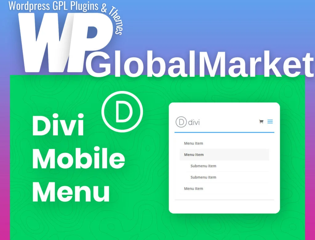 Divi mobile menu plugin