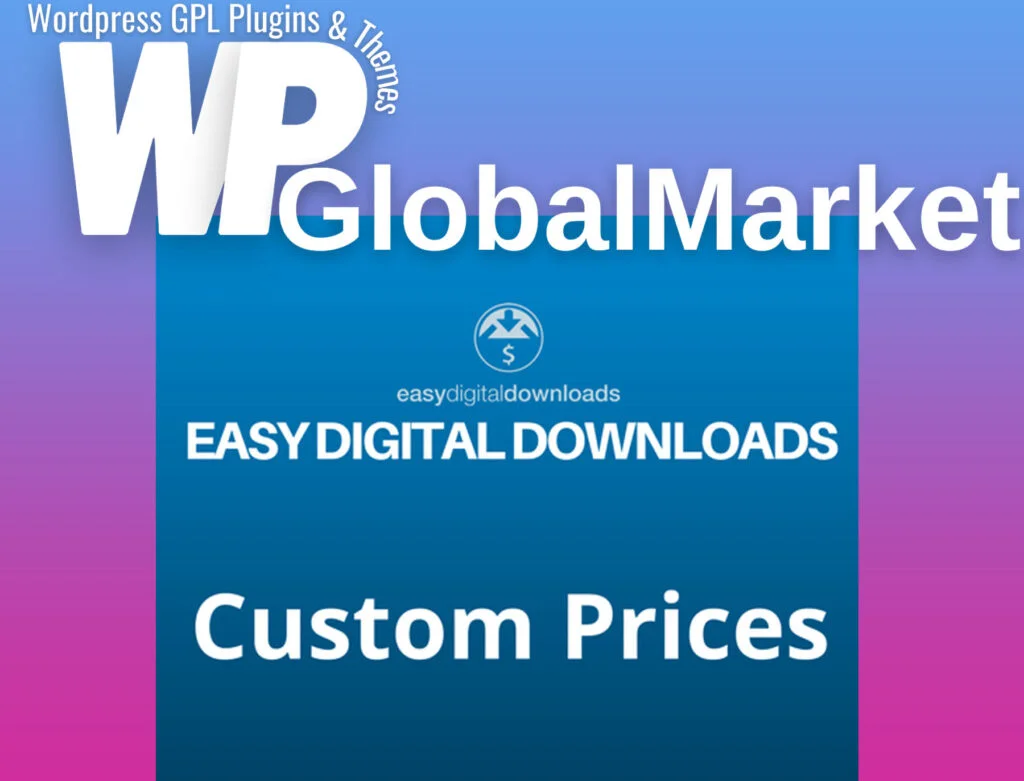 Easy digital downloads custom prices