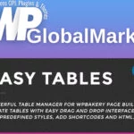 Easy tables – table manager for wpbakery page builder