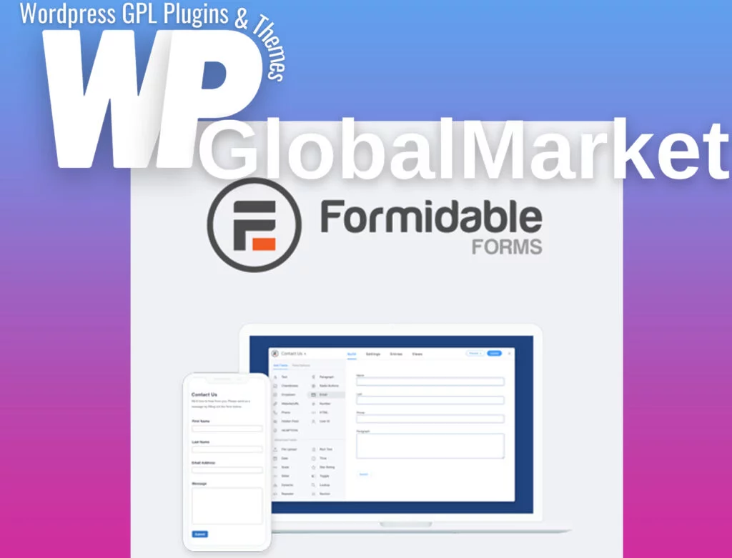 Formidable forms pro – wordpress form builder plugin