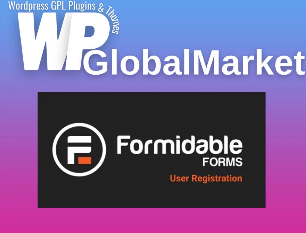 Formidable forms – user registration add-on