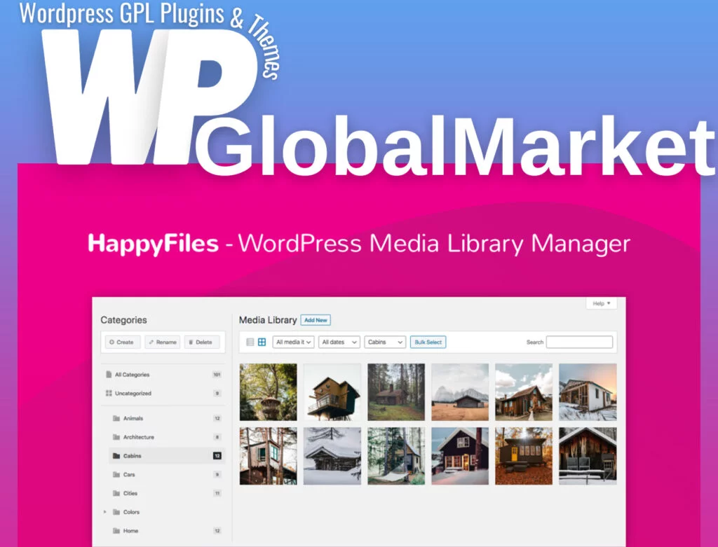 Happyfiles pro – organize your wordpress media files