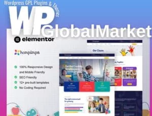 Hompimpa – Kindergarten and Child Care Elementor Template Kit