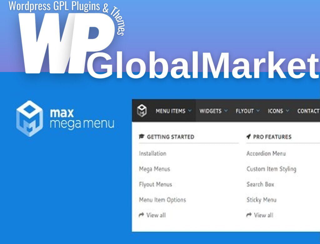 Max Mega Menu Pro