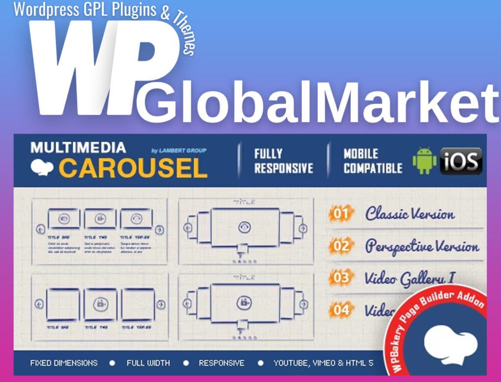 Multimedia Carousel – Addon for WPBakery Page Builder