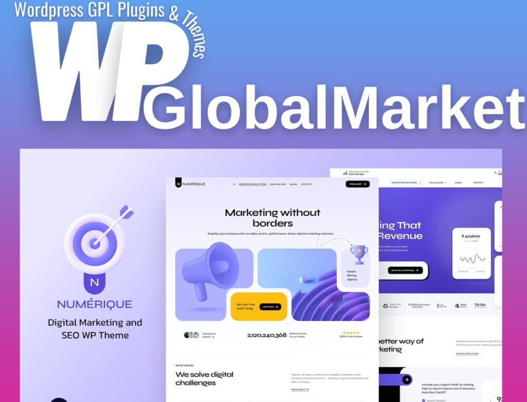 Numérique – SEO Digital Marketing WordPress