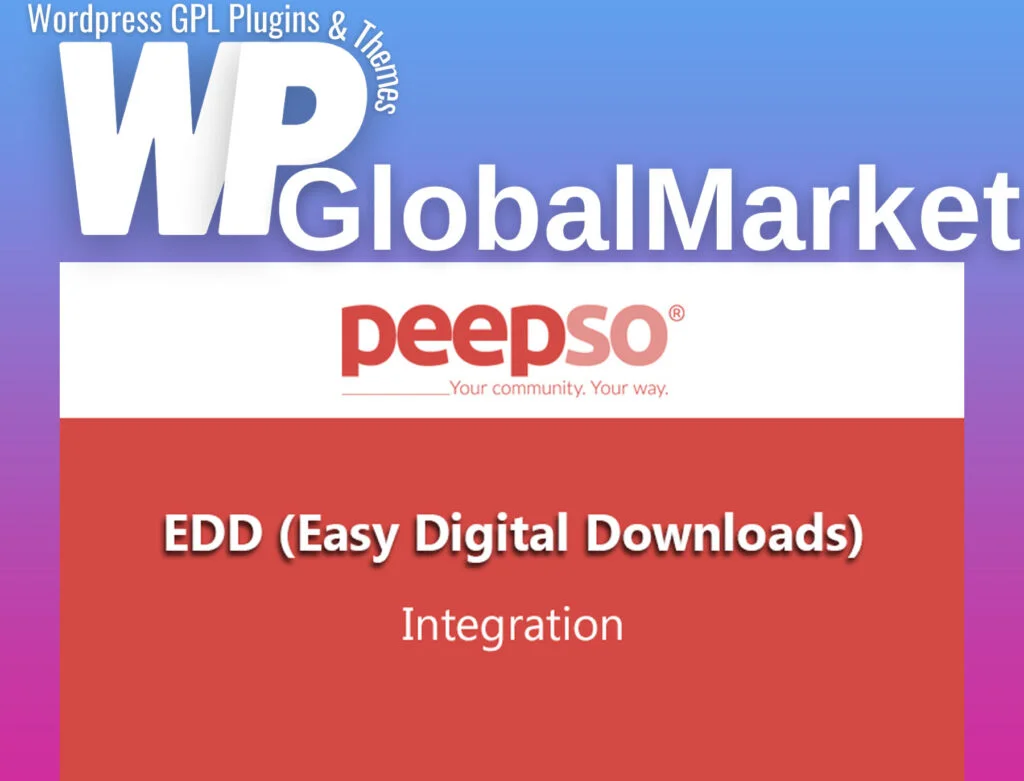 Peepso easy digital downloads