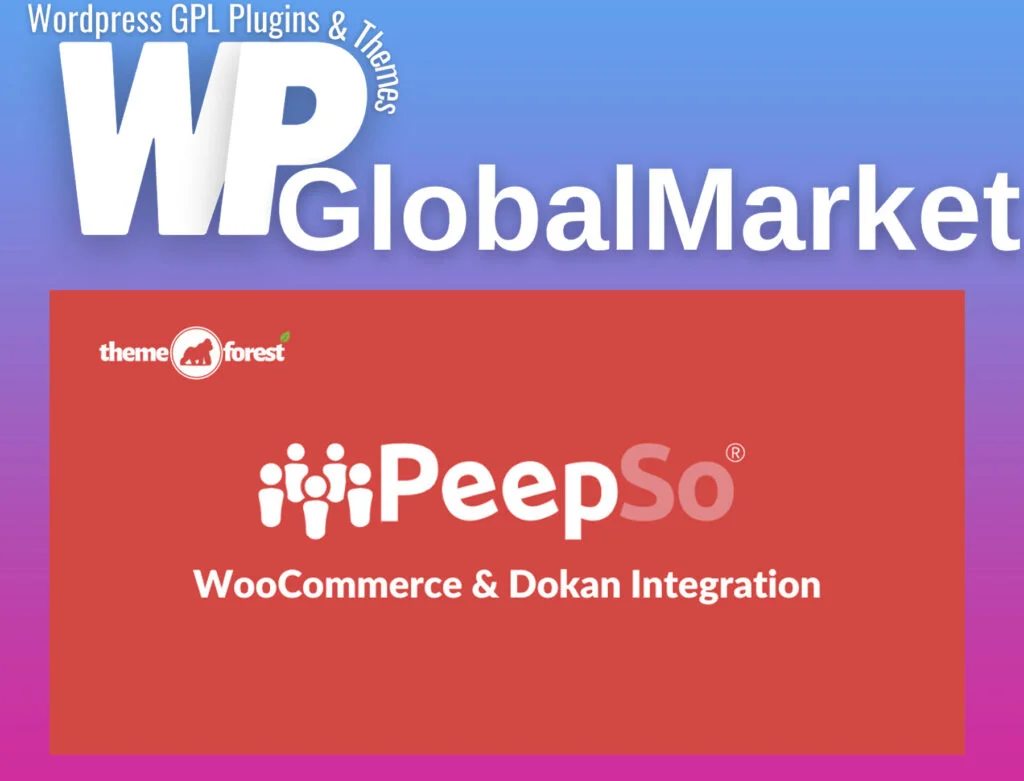 Peepso woocommerce and dokan integration