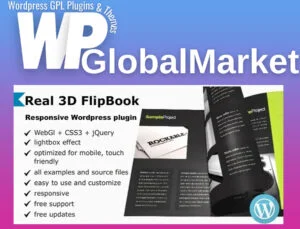 Real3D FlipBook WordPress Plugin + Addons