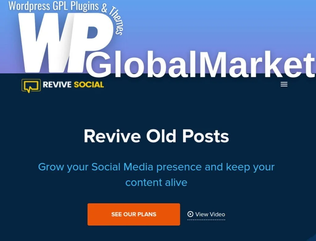 Revive old posts pro add-on