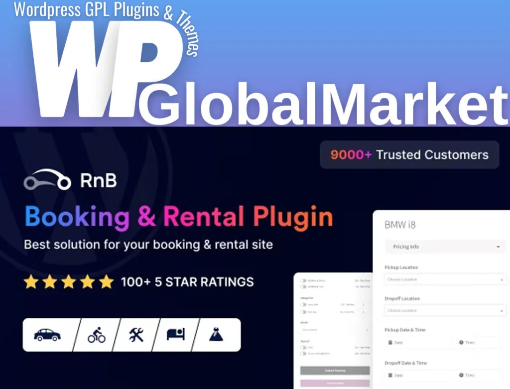 Rnb – woocommerce booking and rental plugin