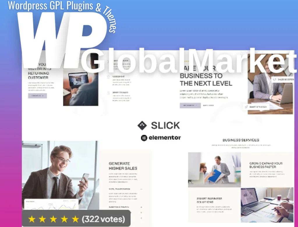 Slick – multipurpose business and marketing agency elementor template kit