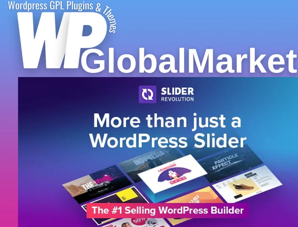 Slider revolution wordpress plugin