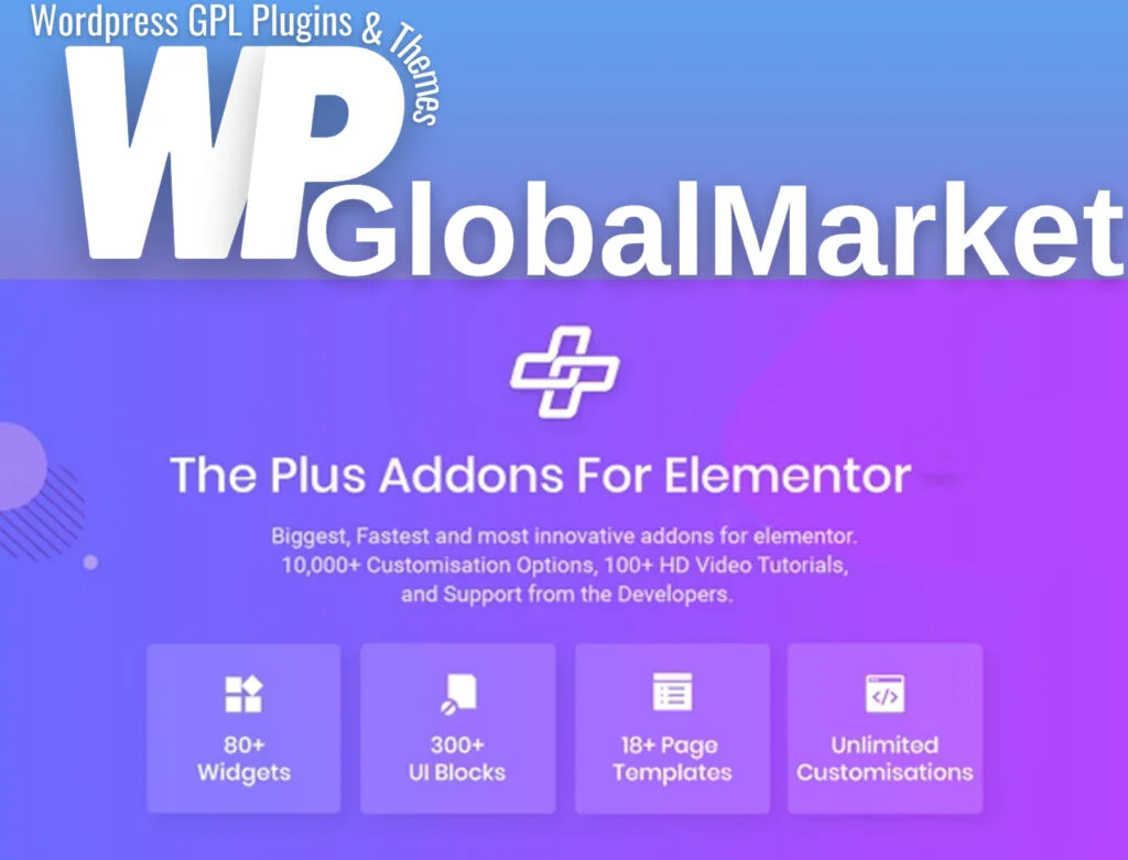 The plus – addon for elementor page builder