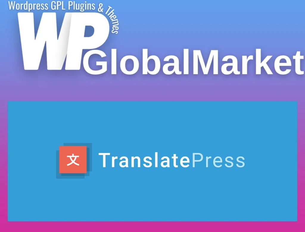 Translatepress translation plugin