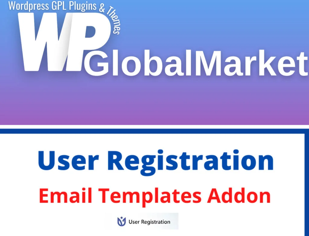 User registration email templates addon