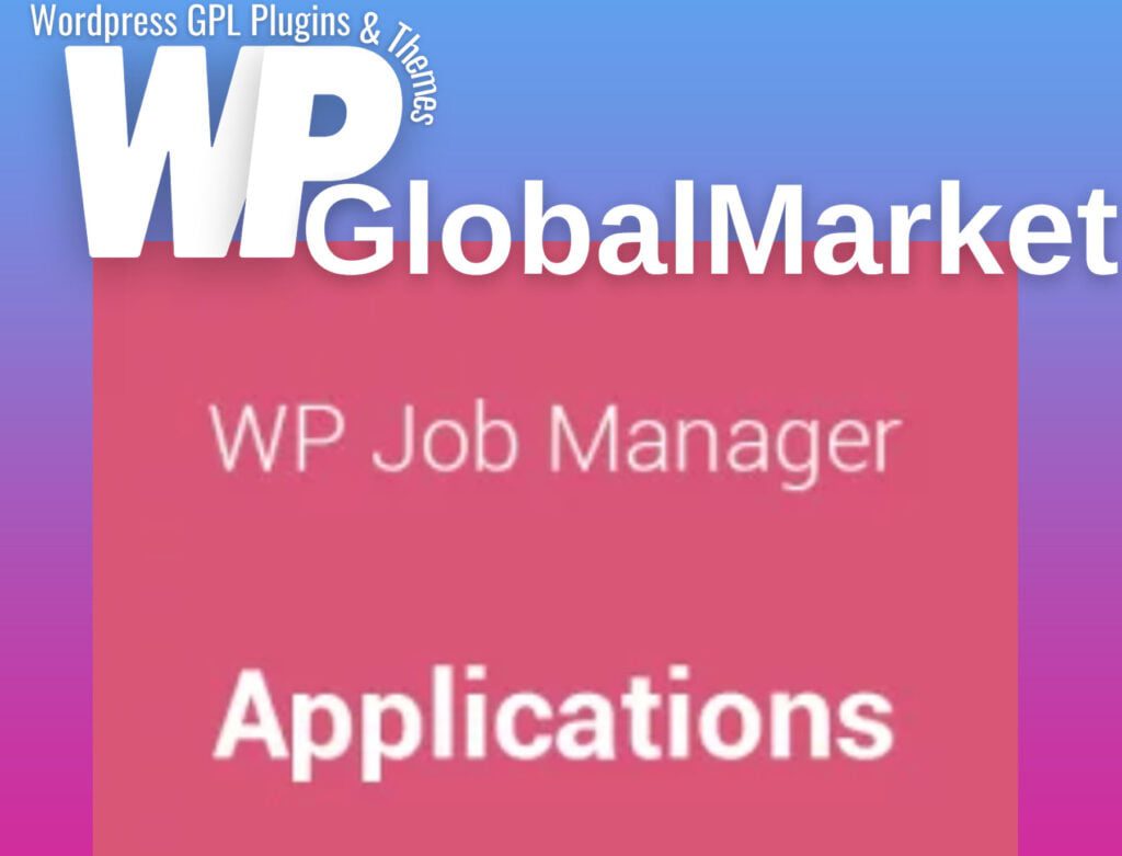 WP Job Manager Applications