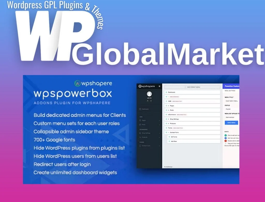 Wpspowerbox – addon for wpshapere wordpress admin theme