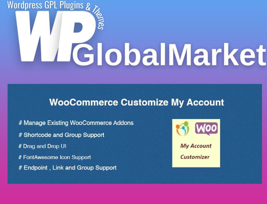 WooCommerce Customize My Account Pro