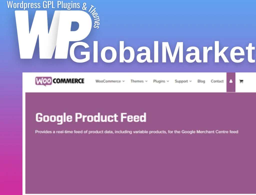 Woocommerce google product feed